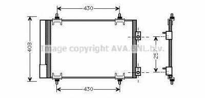 AVA QUALITY COOLING cn5231d -  Конденсатор, кондиционер